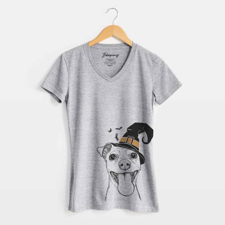 Witch Lemmie the Mixed Breed - Women's Perfect V-neck Shirt for wholesale by Inkopious