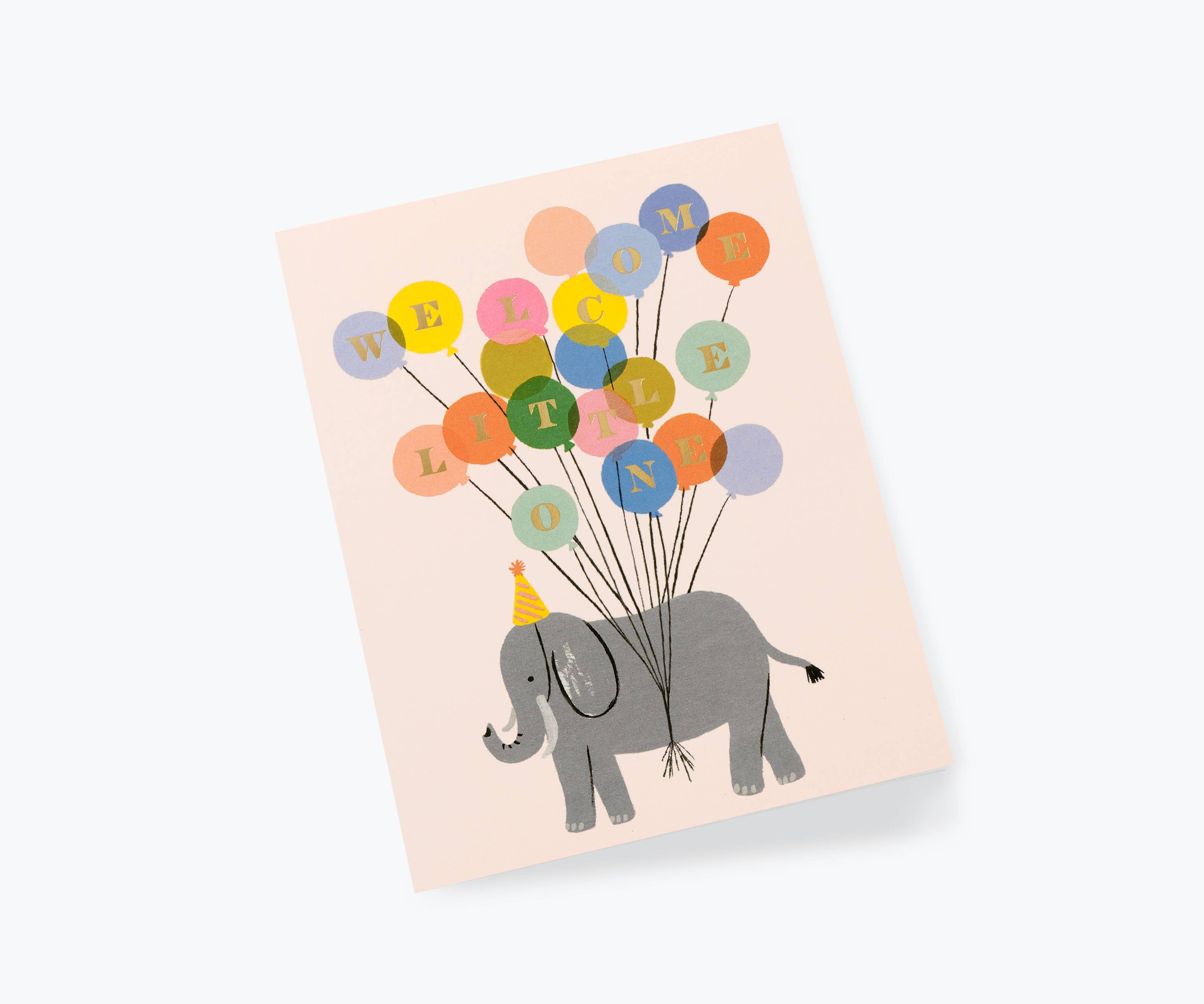 Rifle Paper Co. - Wholesale Baby Card - Welcome Elephant Card1