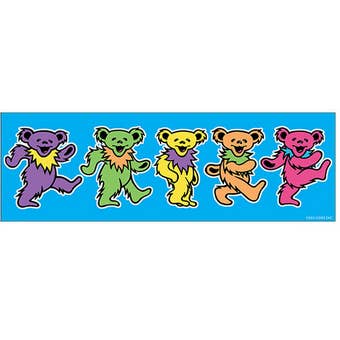 Grateful Dead Dancing Bears Bumper Sticker for wholesale by Gypsy Rose