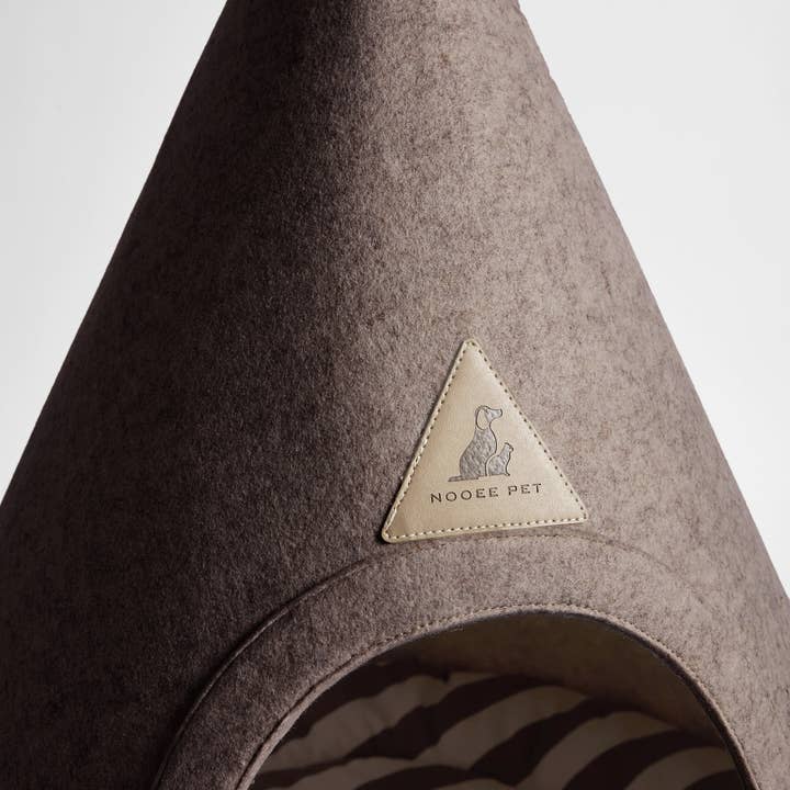 Nooee pet - Wholesale Pet Cave - Cat/Dog - Nooee Pet Brown Cave – Foldable Pet Home in 4 Sizes (M–XXL)