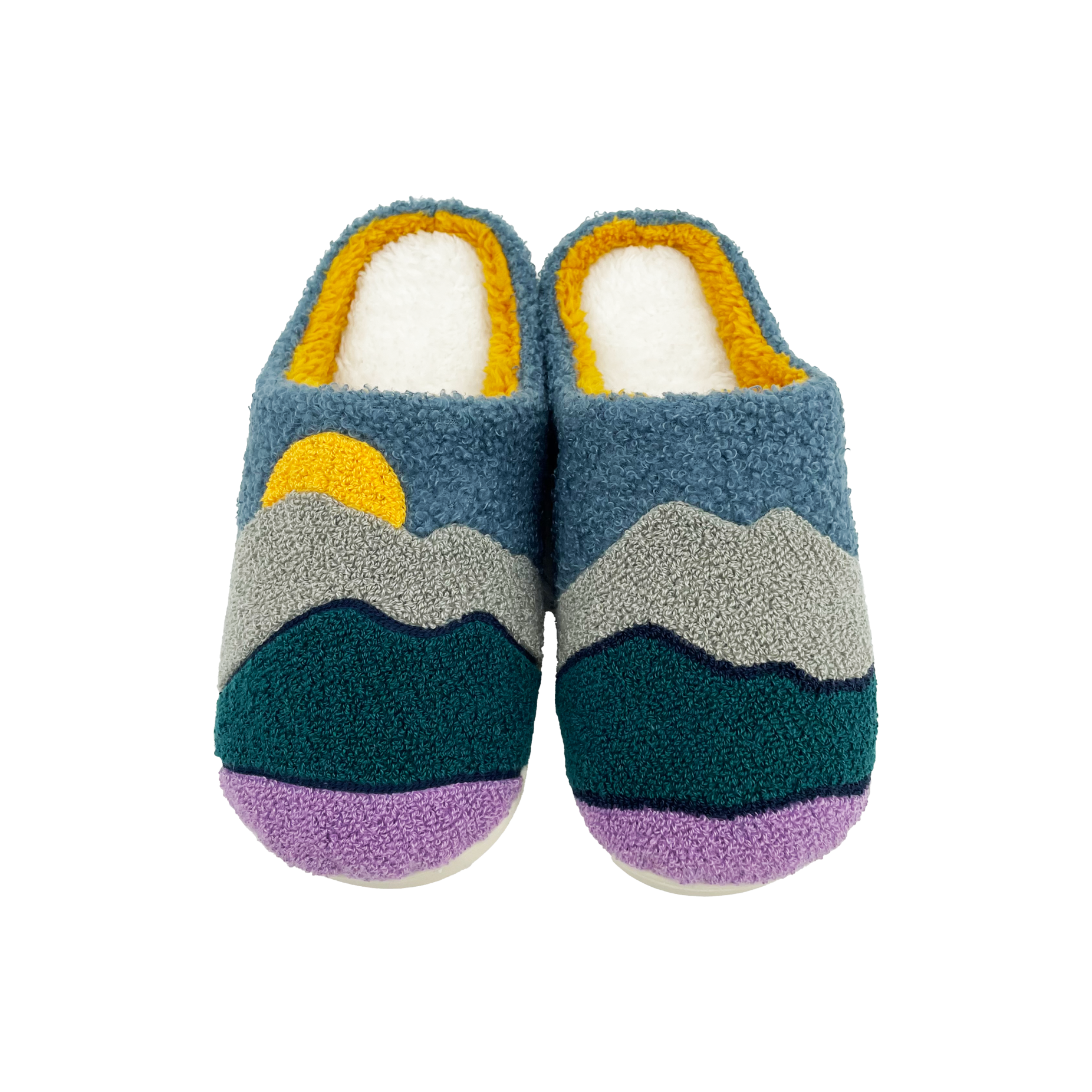 Northern Icons Creations INC - Wholesale Slippers - Unisex - Sunset Peaks Retro Cozy SLIPPERS0