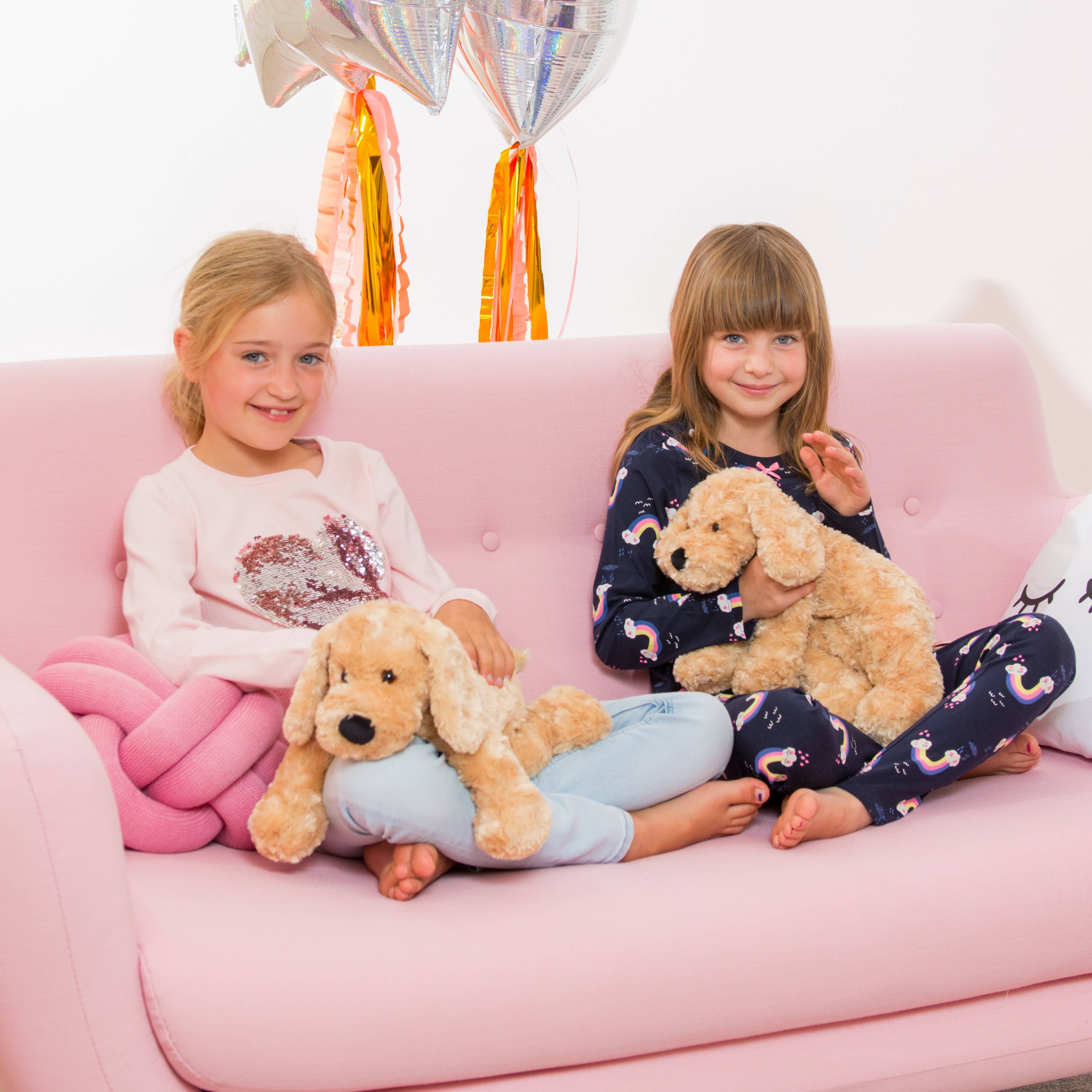 Teddy Hermann – Peluche - Crianças e bebés por atacado – Schlenkerhund bege 40 cm - brinquedo de pelúcia - bicho de pelúcia2