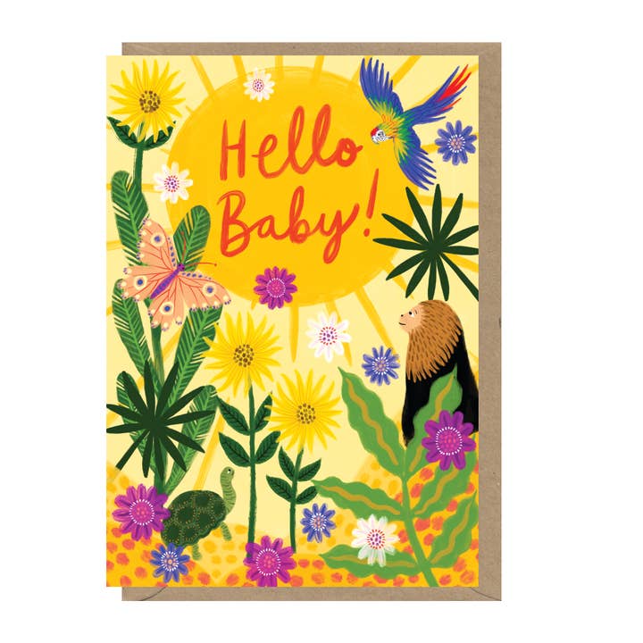 Hello Baby - Nouvelle carte pour bébé pour la vente par Nelson Line
