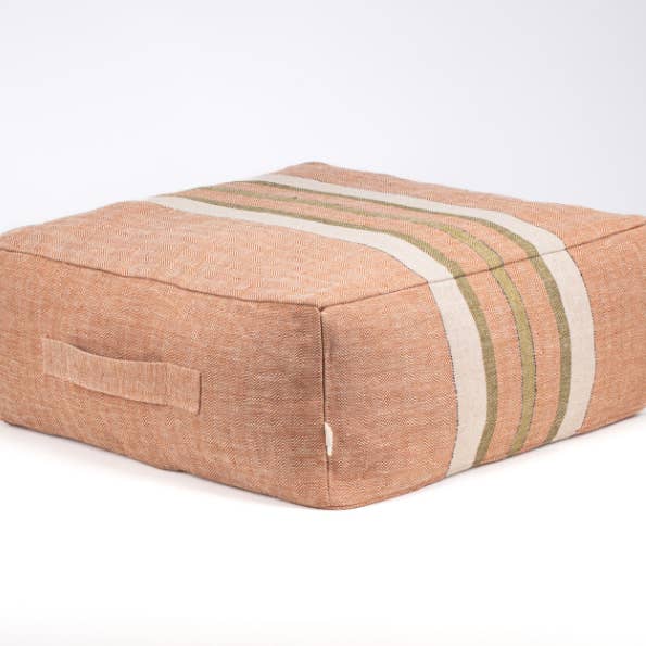 Tivoli Pet Bed - Chestnut/Olive/Ivory Stripe - Small for wholesale by Caravan Home