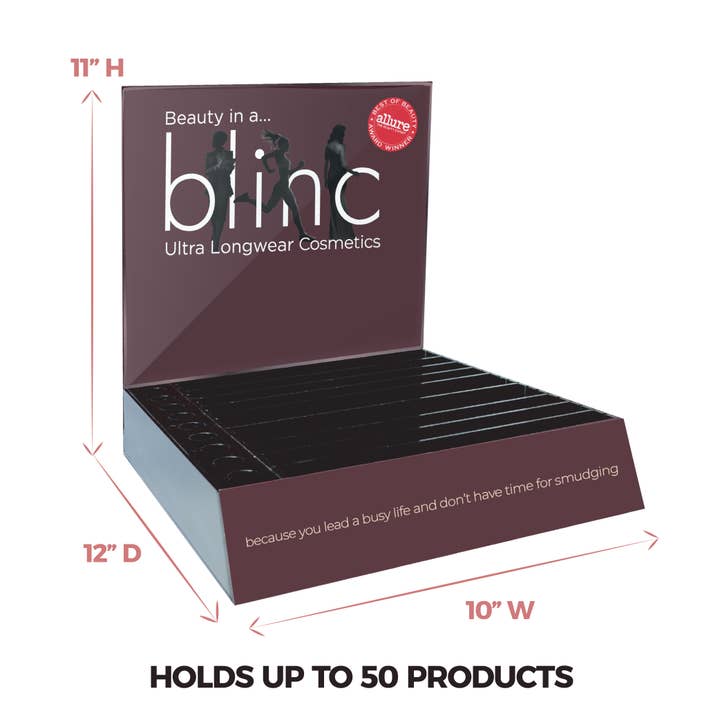 Blinc Cosmetics - Wholesale Retailer Display - Beauty & Wellness - BLINC Countertop Display Unit