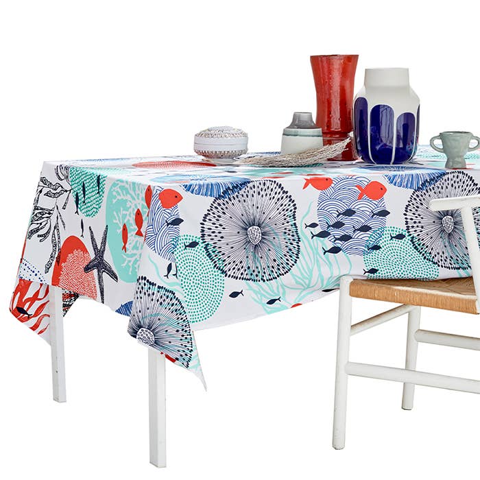 Nautique - Water-repellent cotton tablecloth for wholesale by Nydel