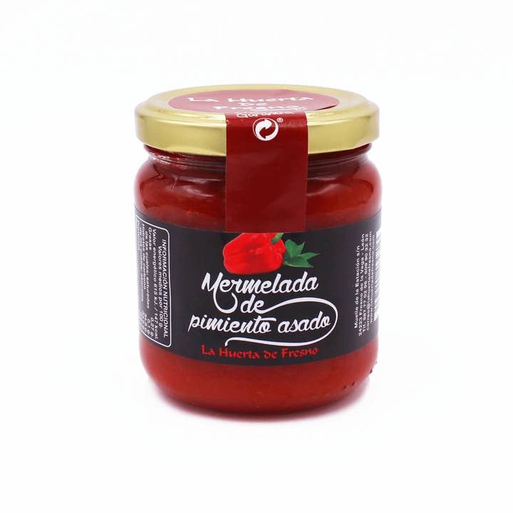 Roasted pepper jam for wholesale by La Huerta de Fresno