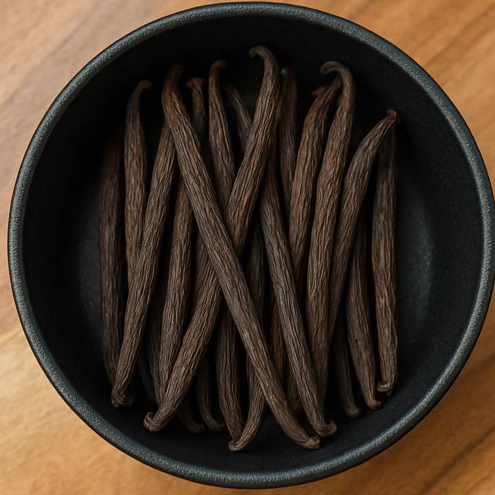 Gousses de vanille entières (Vanilla planifolia) pour la vente par LA Herb