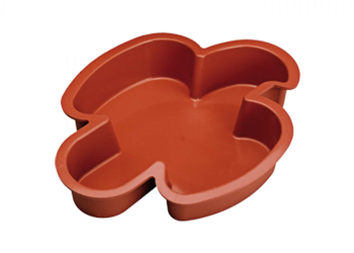 GENNYUS - Wholesale Baking Dish - Wonderful Colomba Cake Pan Capacity 0.5 Liters Red Silicone1