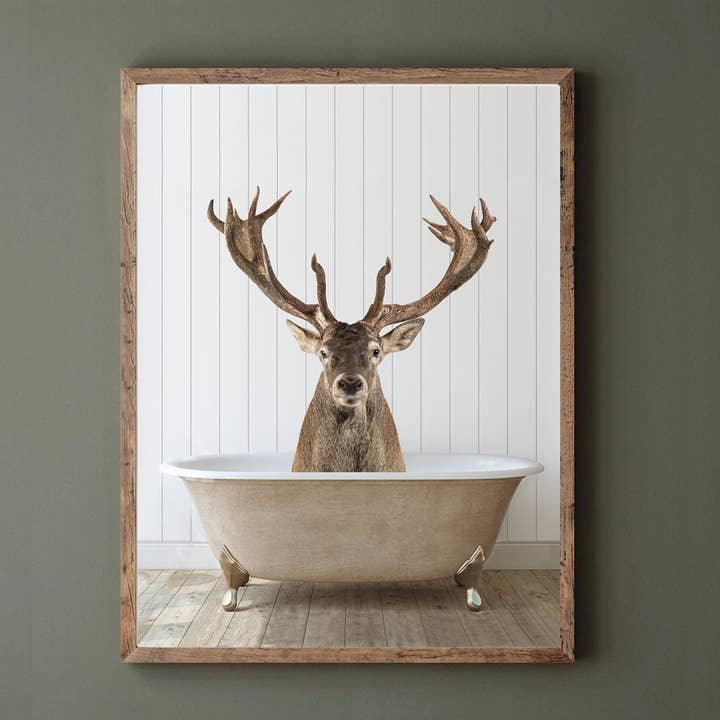 Hjorte i Neutral Badekar for engroshandel hos Lettered & Lined