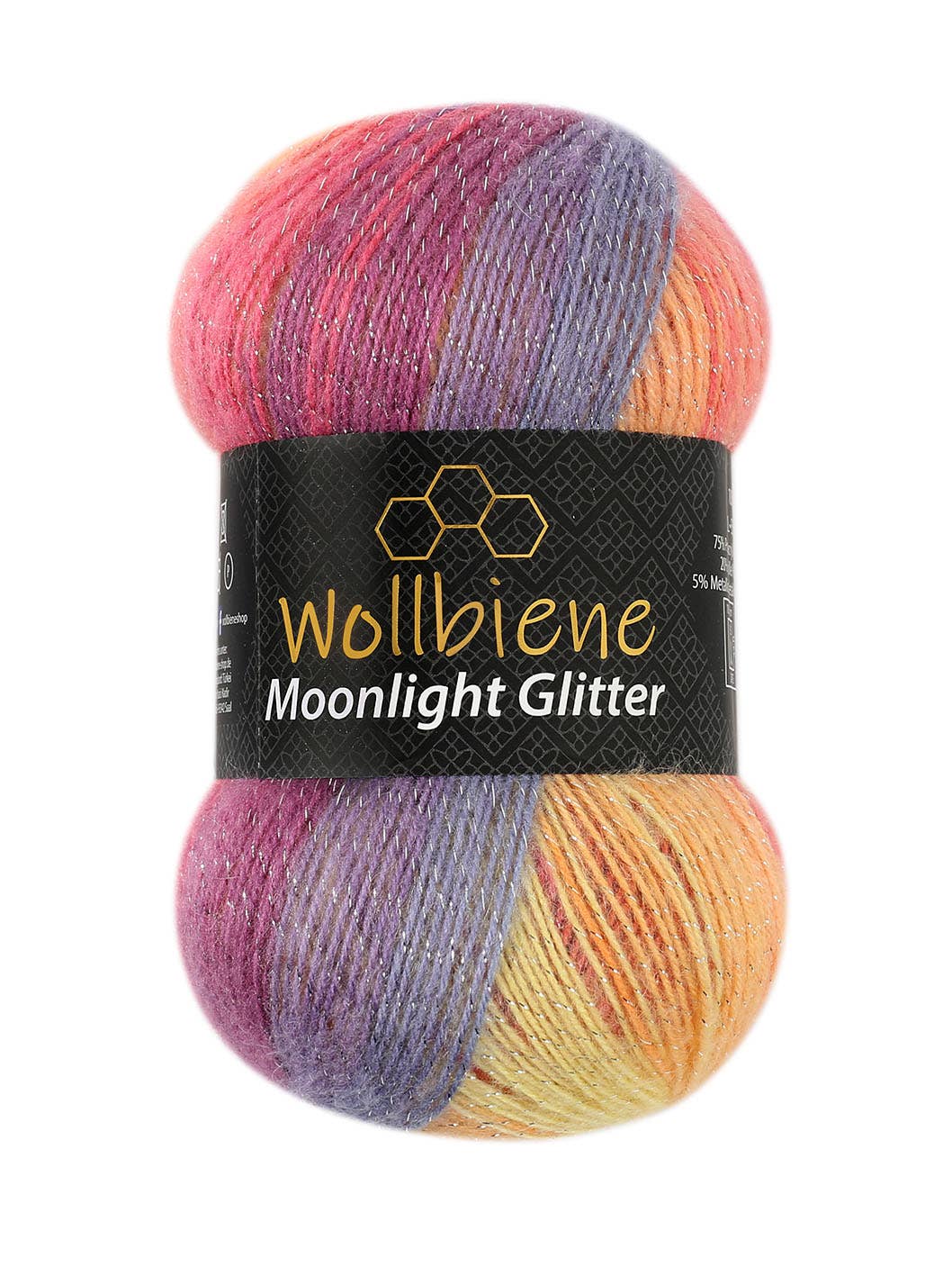 Wollbiene - Wholesale Yarn - woolen bee moonlight glitter batik crochet knitting wool2
