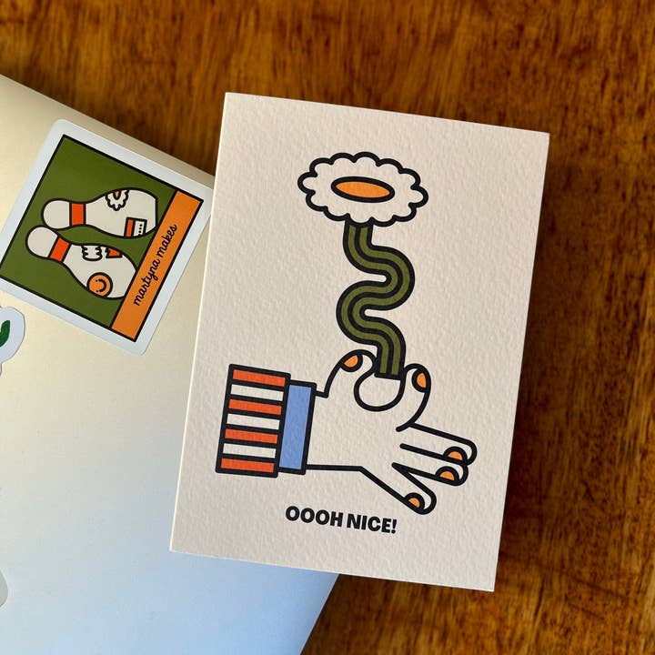 Oooh c'est sympa ! Carte de voeux pour la vente par Martyna Makes