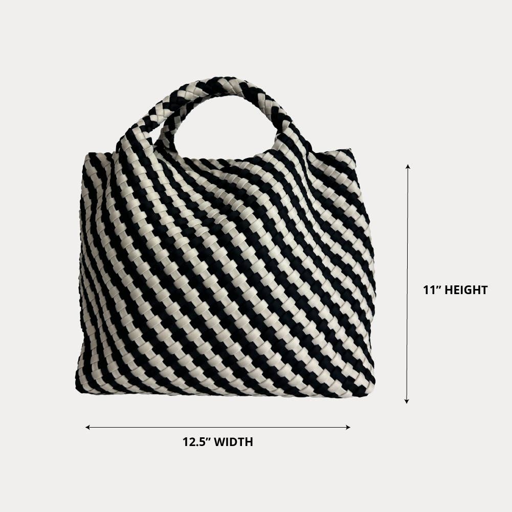 AHDORNED – wholesale Tote bag – Women's – Lily Woven Neoprene Tote with Pouch22