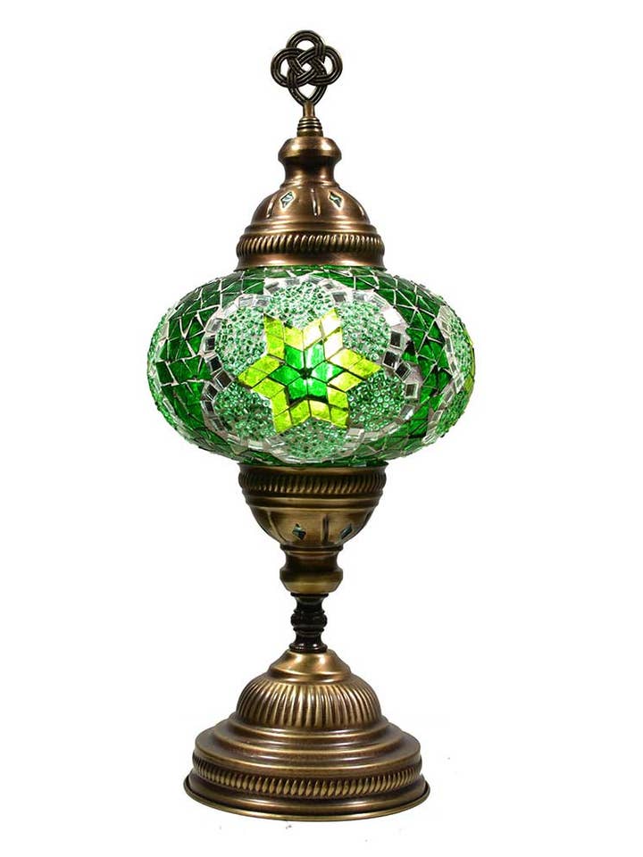 Handmade Turkish Moroccan Style Mosaic LED Table Lamp BSC2 for wholesale by KusKuus