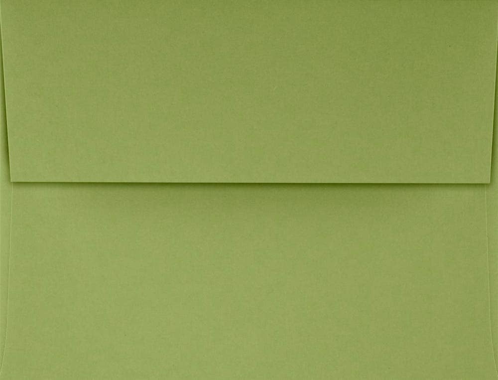 JAM PAPER - Vente Enveloppe - Enveloppes JAM A2, Vert Avocat, Peler & Presser, 50/PQT1