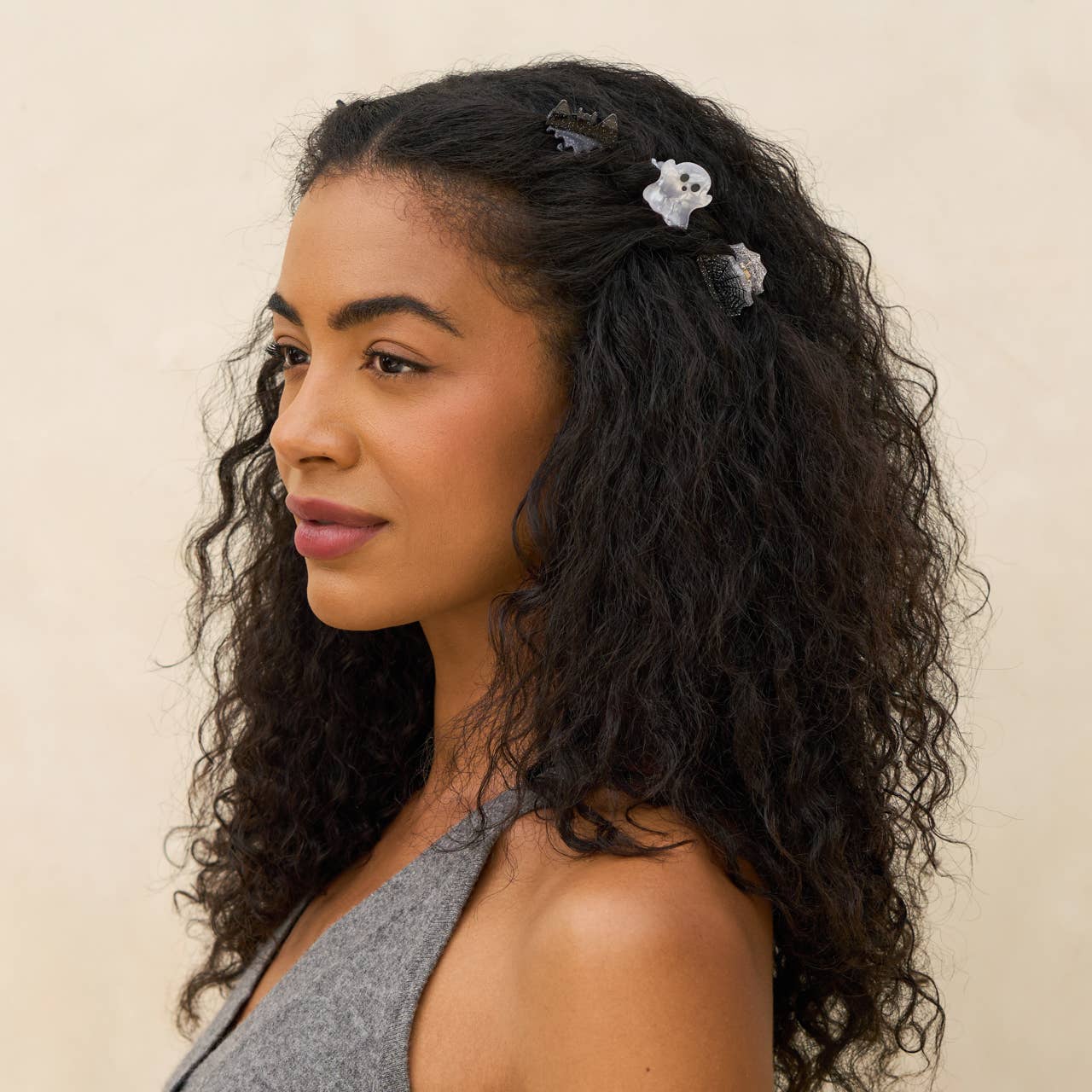 KITSCH - Wholesale Hair Clip - Women's - Mini Claw Clips 6pc Set - Halloween6