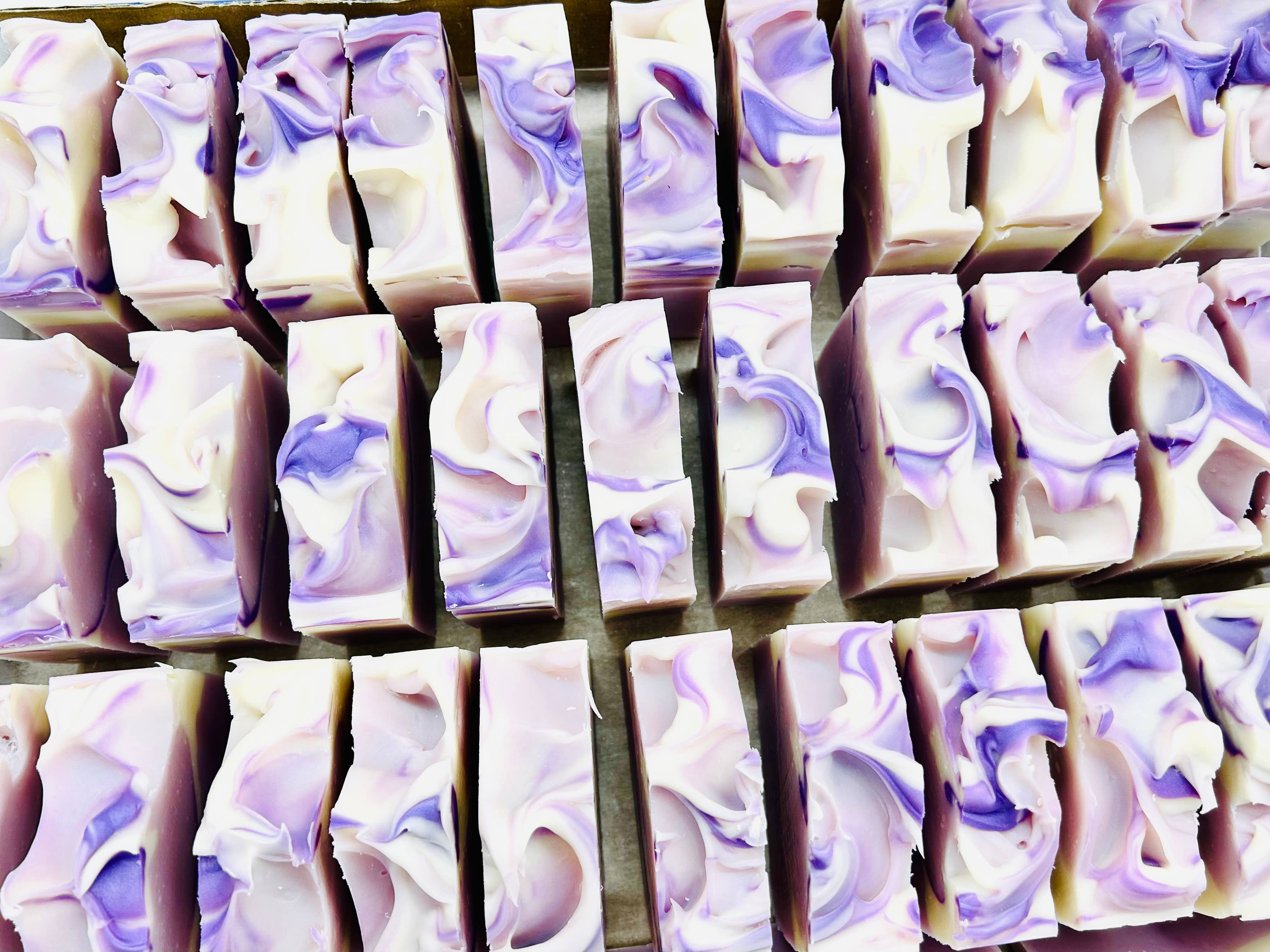 SARATOGA SOAP COMPANY - Wholesale Bar Soap - Lilac Bloom Handmade Soap Bar VEGAN COLD PROCESS Spring3