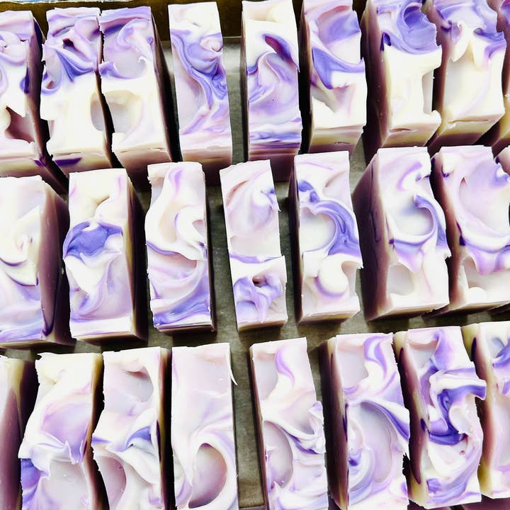 SARATOGA SOAP COMPANY - Wholesale Bar Soap - Lilac Bloom Handmade Soap Bar VEGAN COLD PROCESS Spring3