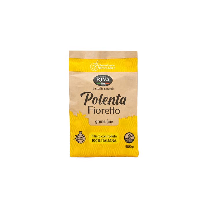 POLENTA FIORETTO 100% RECYCLABLE 500G for wholesale by Molino Riva