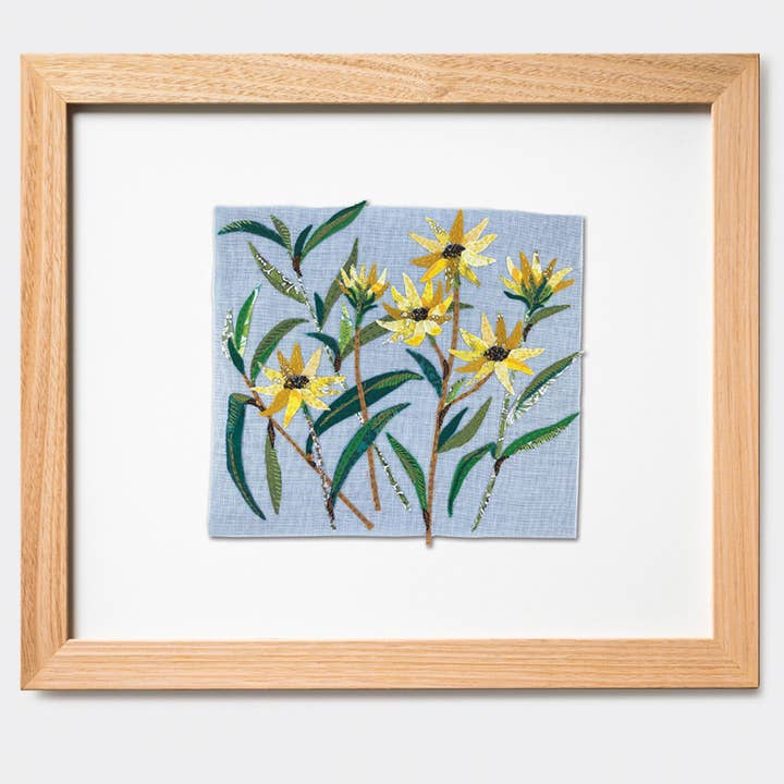 Wattle&Loop - Wholesale Embroidery/Cross Stitch Supplies - Swamp Daisy Slow Stitching Kit3