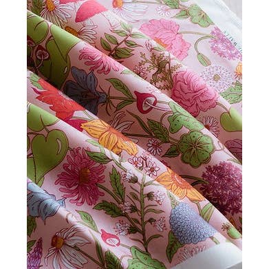 100% Linho em Flor Flamingo-Rosa por atacado de Wear the Walls