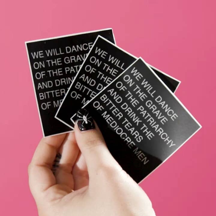 GetBullish - Wholesale Sticker - Feminist "Grave of the Patriarchy" Pro Choice Sticker