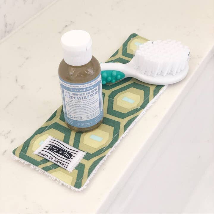 Ivy & Co. - Wholesale Wash Cloth - Kids & Baby - Eco-Cloth - Sage Scallops - Made To Order7