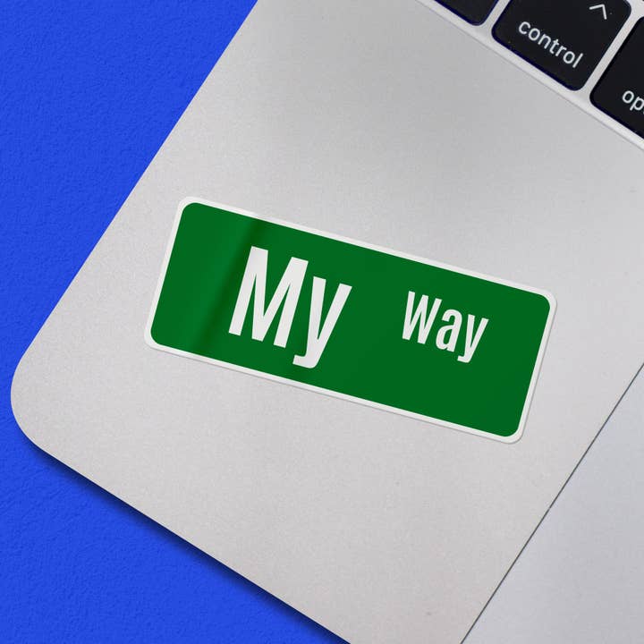 Sticker Bull - Wholesale Sticker - My Way Street Sign Meme Sticker