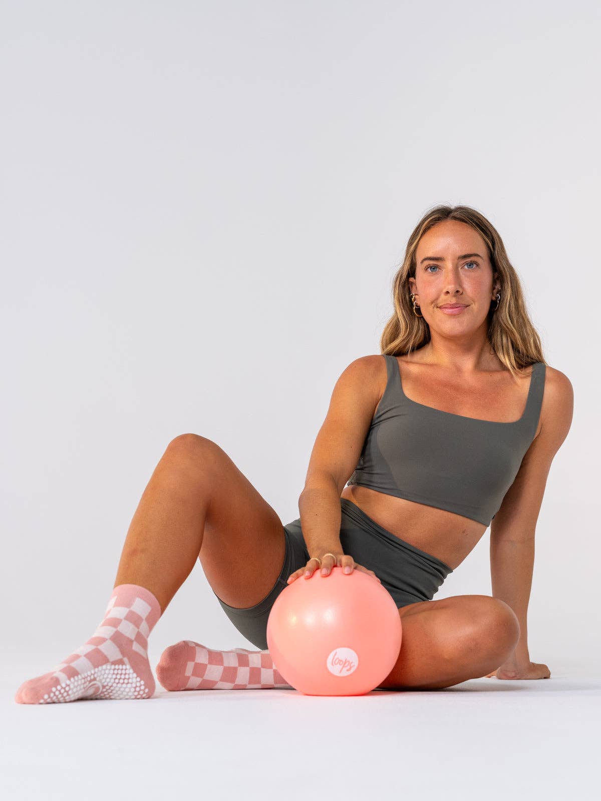 Reformer Loops – Equipamento de fitness por atacado – Bola Moda 9" - Coral8