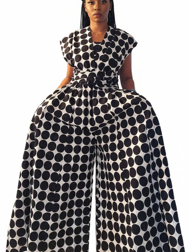 Infinity Palazzo / Romper / Jumpsuit - 901 Polkadot and other Purchase Wholesale jumpsuits. Free Returns & Net 60 Terms on Faire trending on Faire.