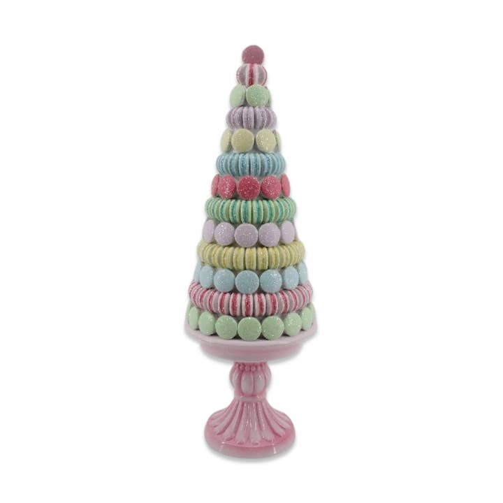 XR13054 RESIN MACARON TOPIARY,16in-1P/6P for wholesale by Green Import Limited