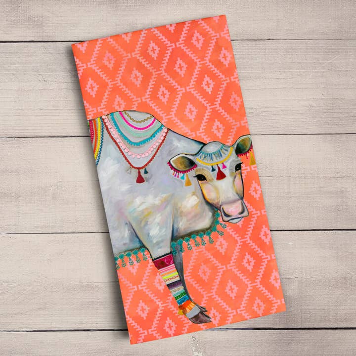 GreenBox Art - Wholesale Tea Towel - Queen Of The Pasture by Eli Halpin Tea Towels (RTS)
