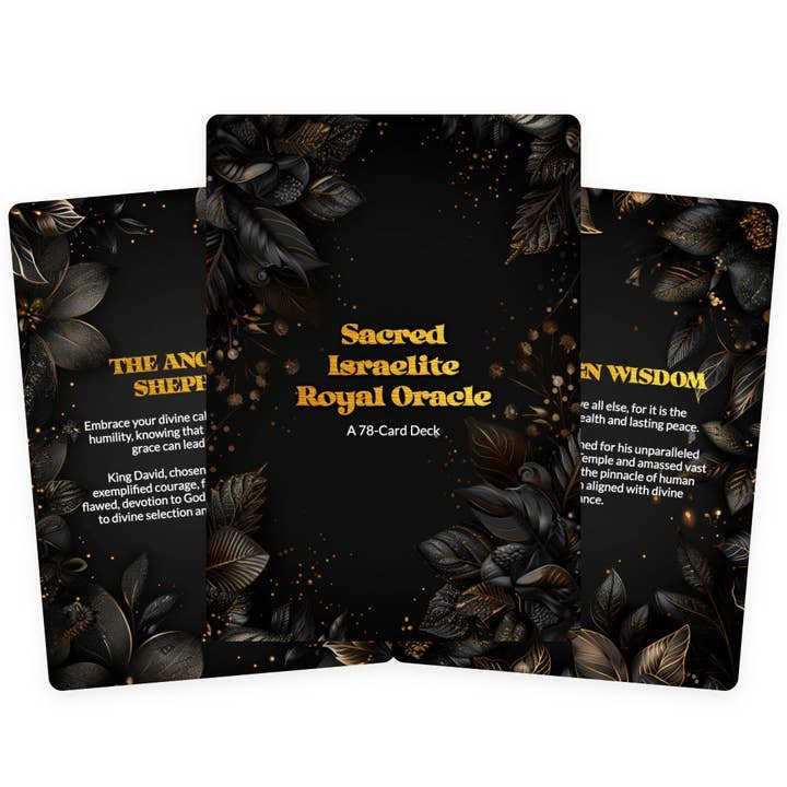Sacred Israelite Royal Oracle - 78 cards for wholesale by IBIZA TAROT