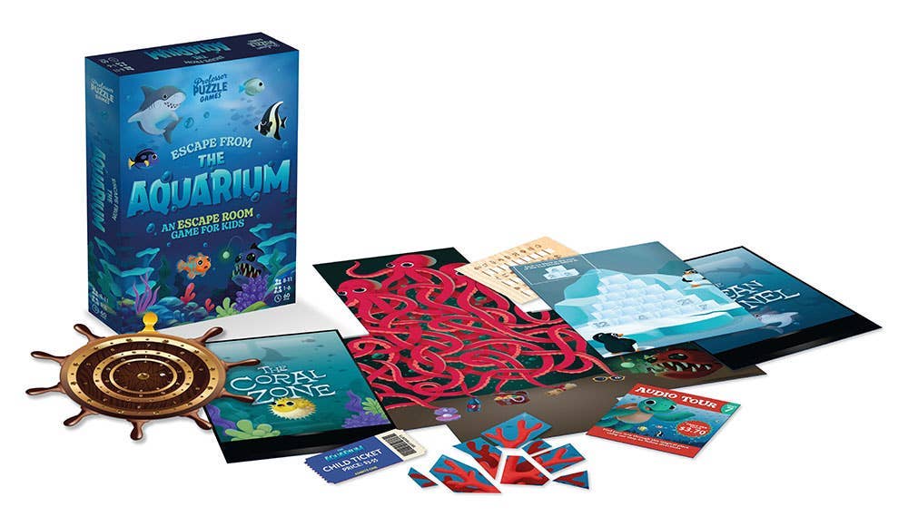 Professor Puzzle – wholesale Card game – Escape from the Aquarium2