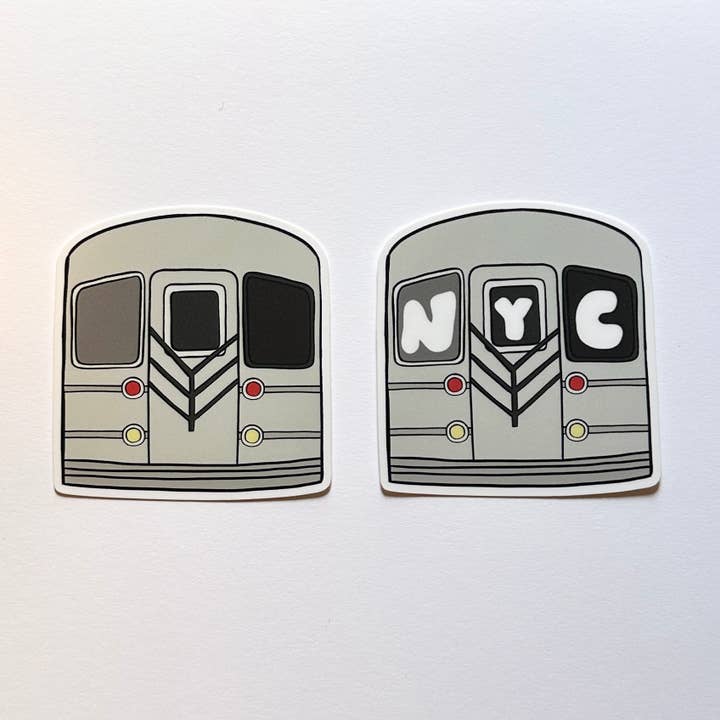 New York City tunnelbana klistermärke - NY Transit Souvenir dekal för wholesale av Made by Nilina