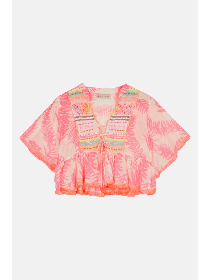 Piti Cuiti – wholesale Set med topp och shorts – Dam – NILO NEON ORANGE SET