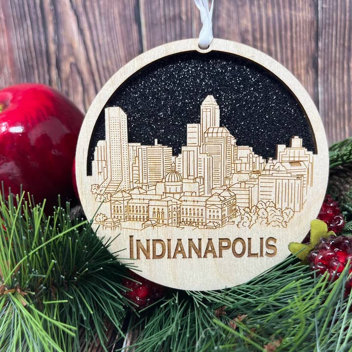 Indianapolis Skyline Ornament for wholesale by Joseph's Workshop