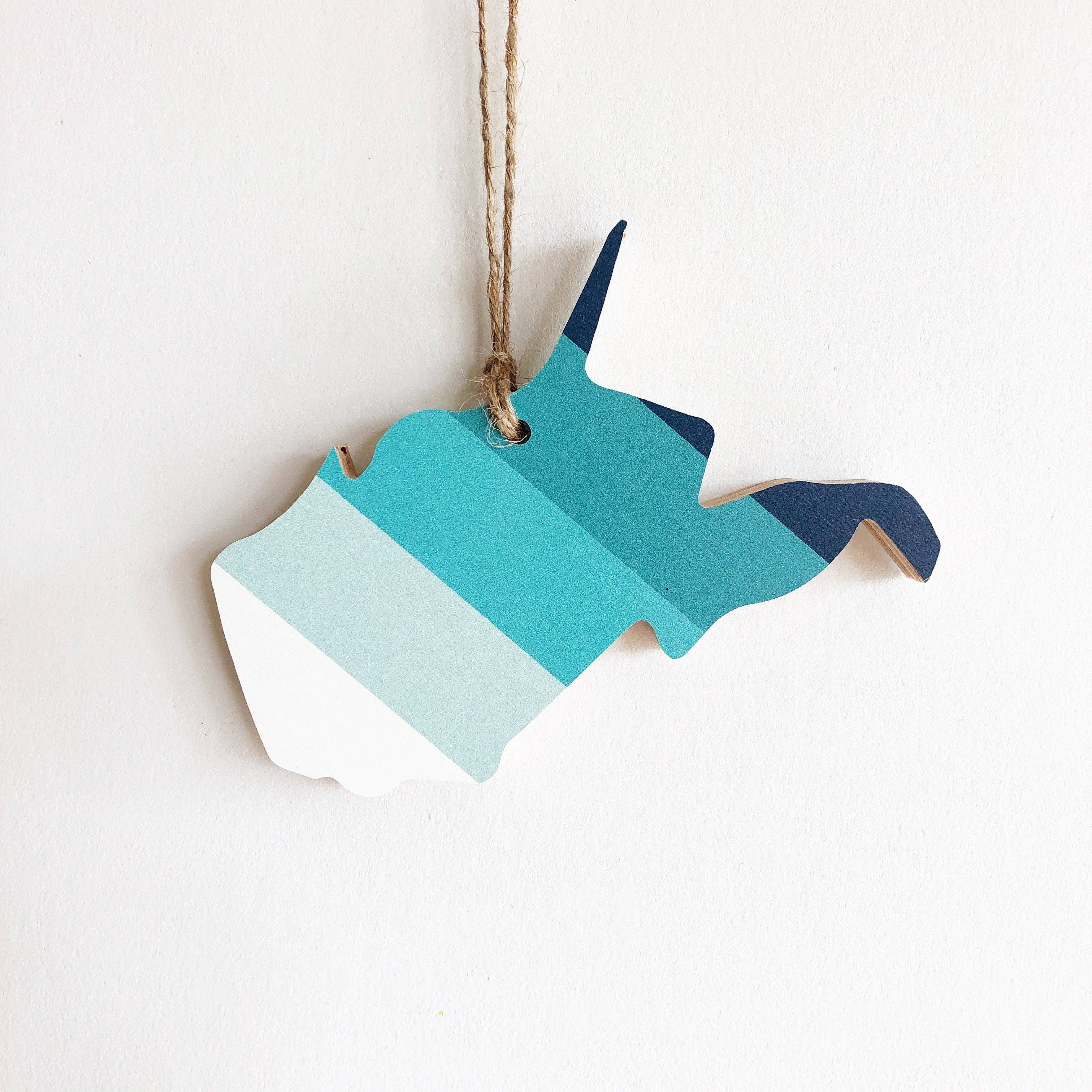 Hemlock & Heather - Wholesale Ornament - Comal Stripes State Ornaments15