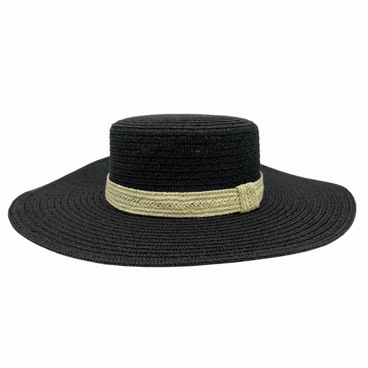 Jacaru 1879 Ladies Wide Brim Hat Black for wholesale on Faire