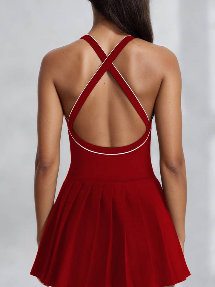 Mccolin - Wholesale Athletic dress – Women′s - Crossback Active Mini Dress7