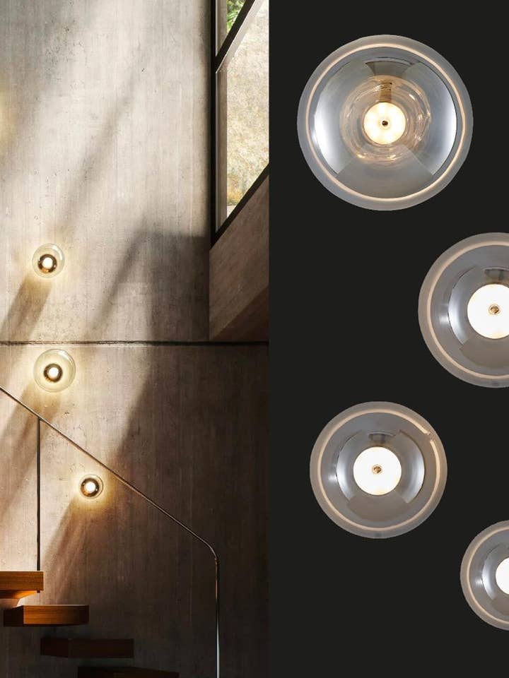 Labranda Single Smoked Glass Black Led Sconce17 Cm | Modern Decorative Lighting For Homes & Hotels for wholesale by HEKA LIGHTING & TRADING LTD