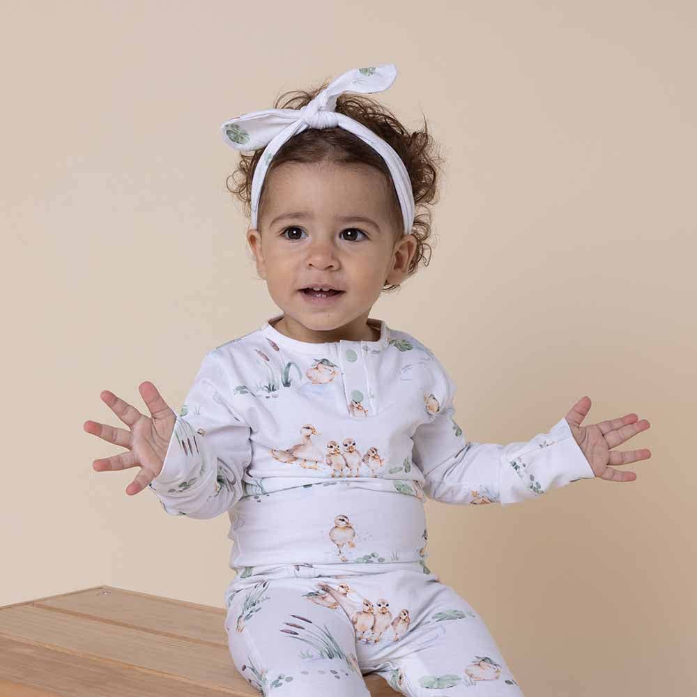 Snuggle Hunny - Wholesale Jumpsuit - Baby - Duck Pond Organic Growsuit6