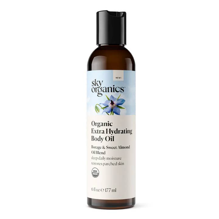Organic Extra Hydrating Body Oil for wholesale by Sky Organics
