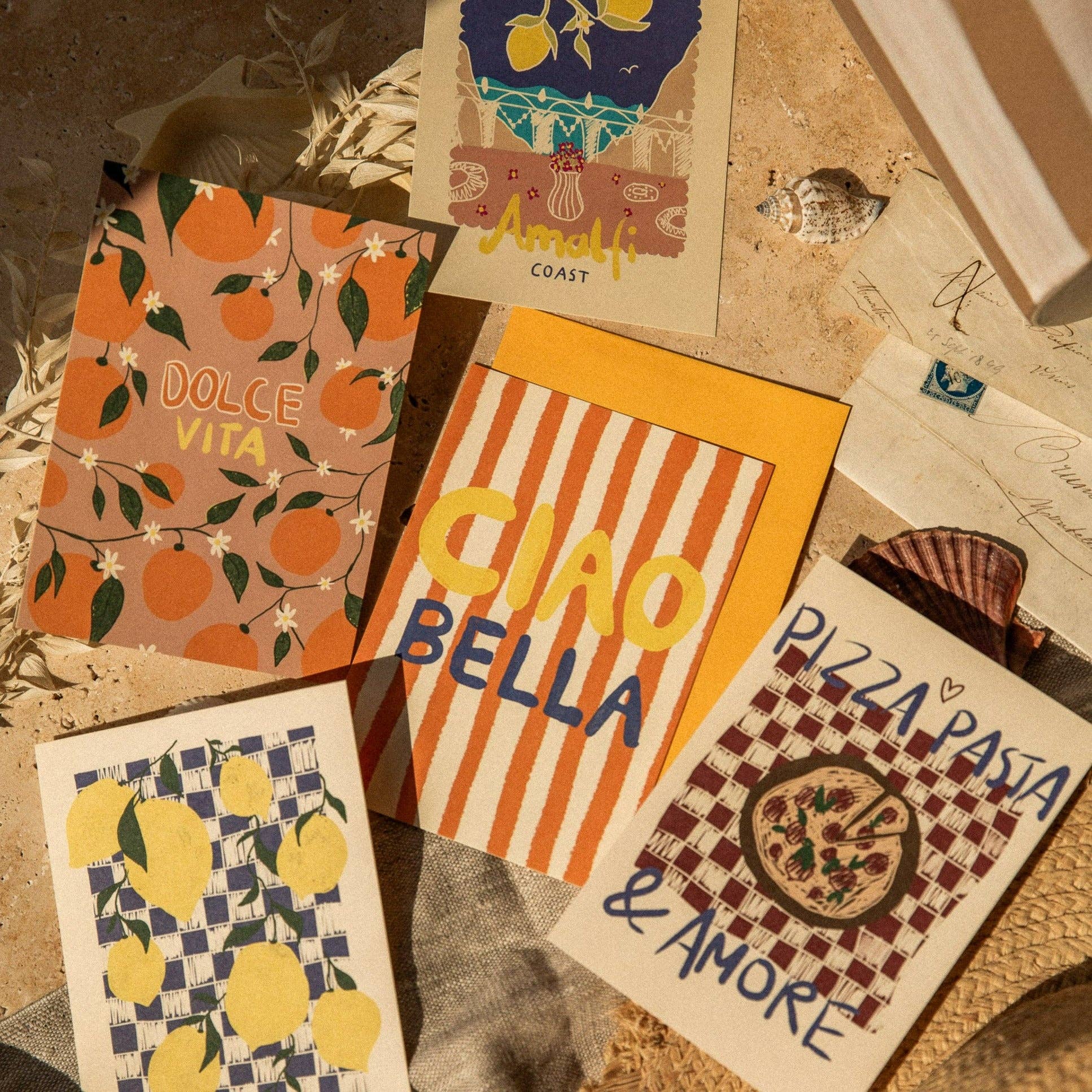 Studio Dolci - Wholesale Ansichtkaartset - Set van 5 ansichtkaarten I4