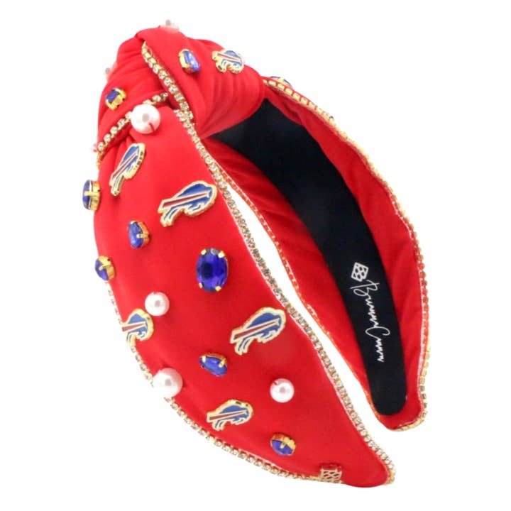 Buffalo Bills Red Logo Headband for wholesale by Brianna Cannon