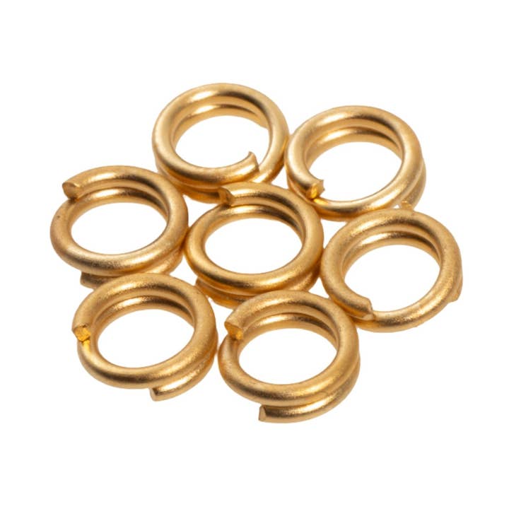 5mm Split Rings - Available in Multiple Colors - Sold in 25 Gram Bags (Approx. 150pcs) - S/R5 for wholesale by Continental Beads