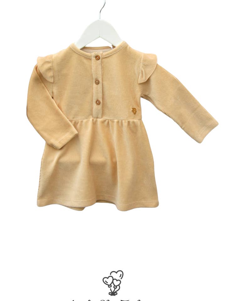 Little Chiq Baby jurk ribstof voor wholesale door Little Chiq