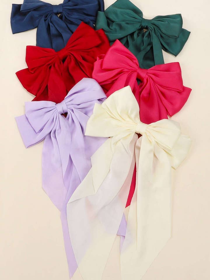 MODISCHE HAARSPANGE AUS STOFF MIT SCHLEIFENBAND, HAARSPANGE, HBY12736 für den Großhandel von anbfashion