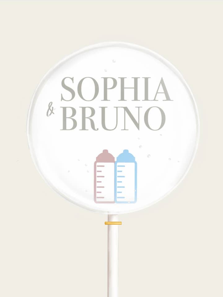 Wafer Lollipop "Baby Bottle" for wholesale by salonbuck