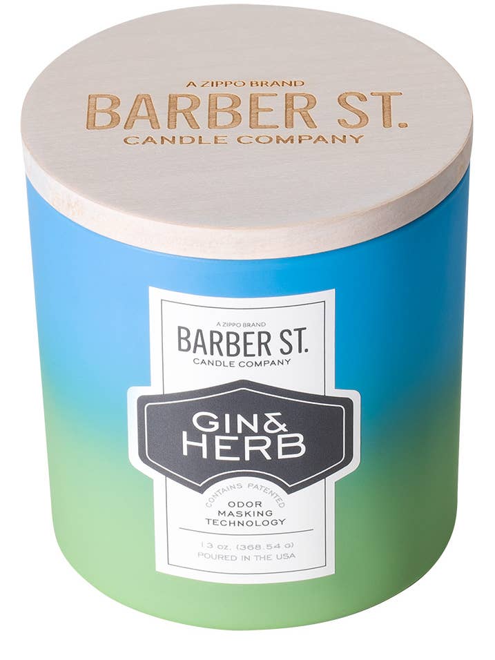 Gin & Herb Odor Masking Candle for wholesale by Zippo Manufacturing Company